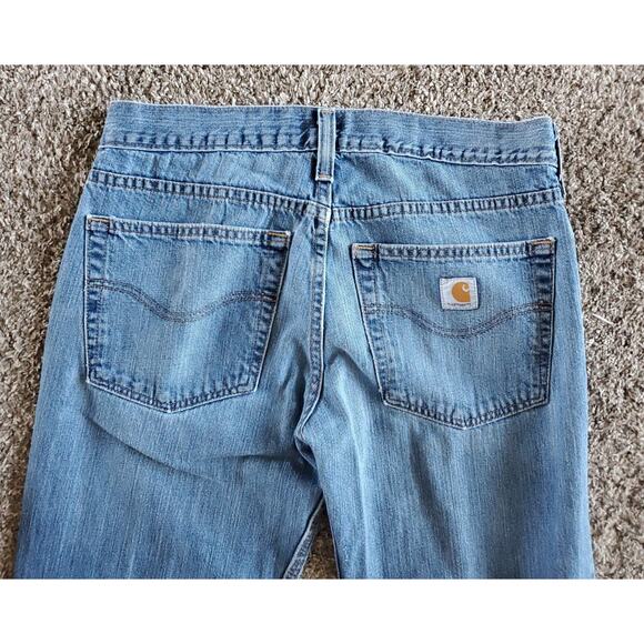 Carhartt B320 WTB Blue Jeans Mens 31x30 Measures 32x29 Relaxed Fit Straight Leg - Picture 5 of 6